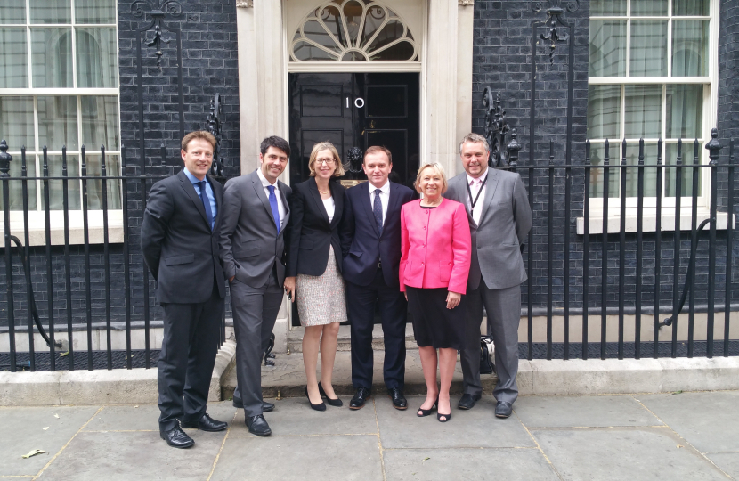 The very best for Cornwall' - Derek Thomas MP joins Cornish MPs at Number Ten