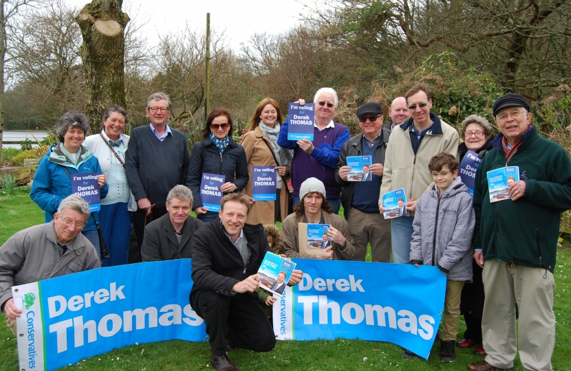 Derek Thomas launches his 'Plan to Deliver' with local supporters