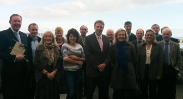 Derek Thomas Prospective MP for St Ives with Liz Truss