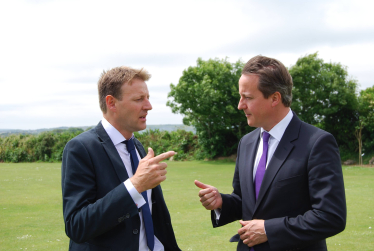Derek Thomas & The Prime Minister in Penzance.